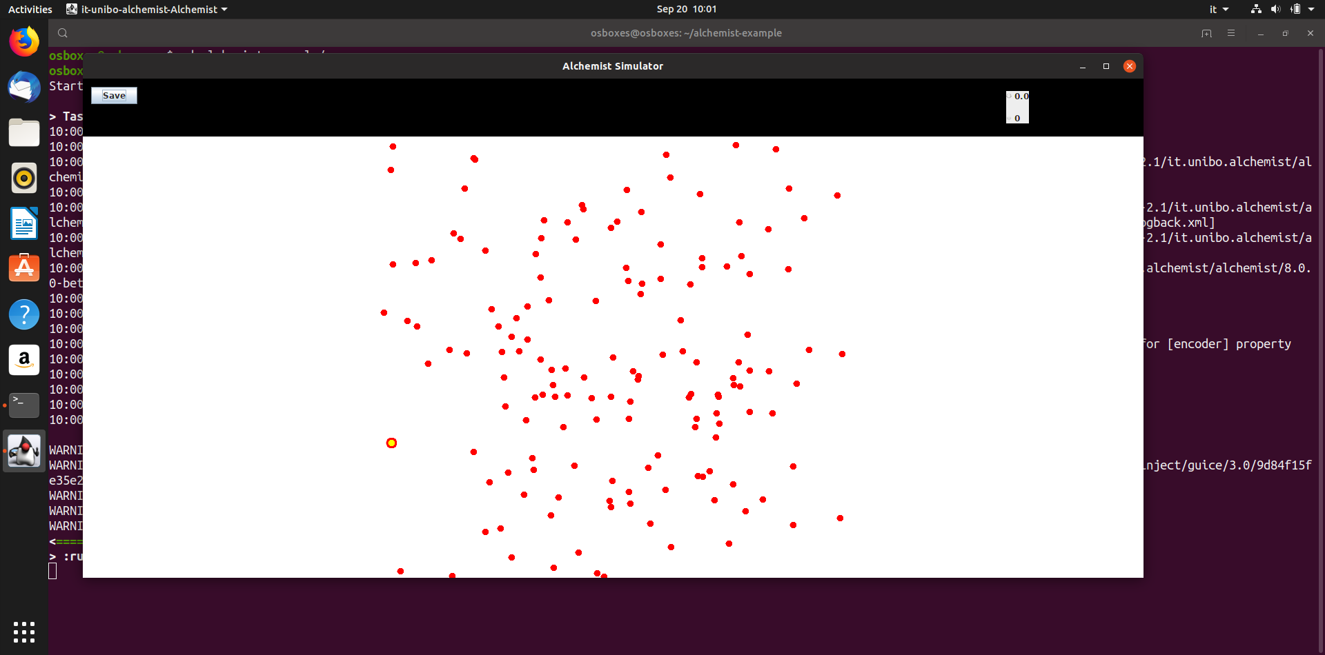 Graphical glitch example